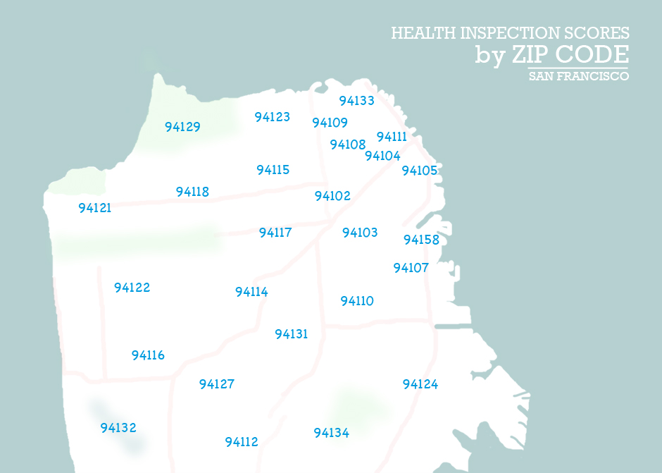 San Francisco Zip Code Map Neighborhood