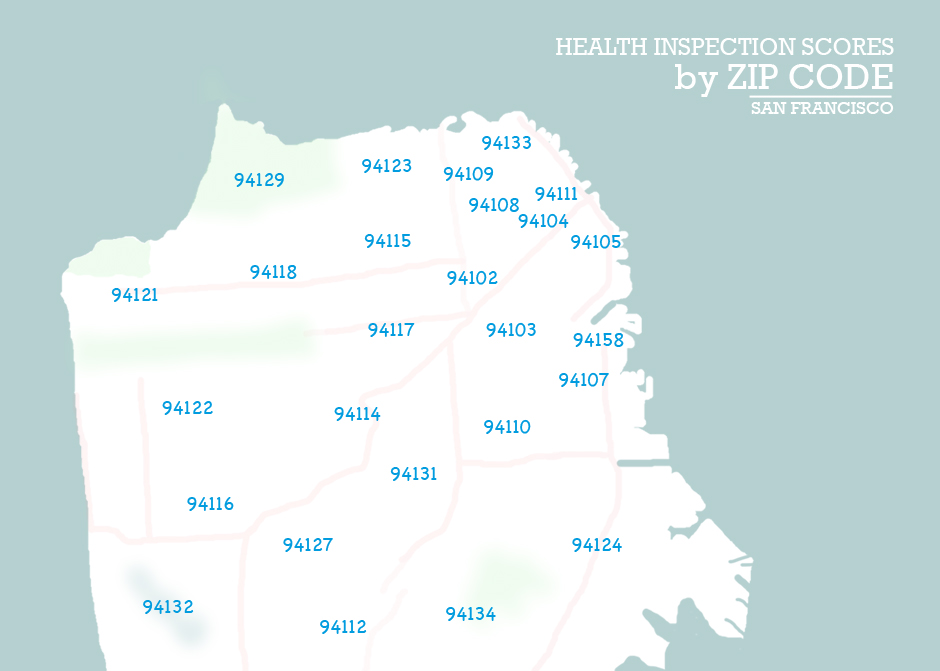 San Francisco Area Codes Map How Clean Are San Francisco Restaurants? - Mission Local